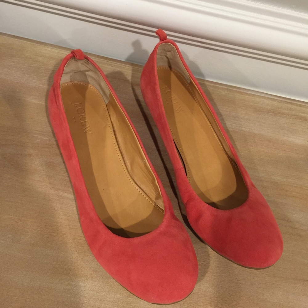 J.Crew Cece suede ballet flats size 7